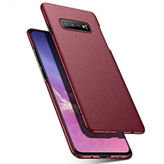 Coque Plastique Rigide Etui Housse Mat P02 pour Samsung Galaxy S10 5G Rouge