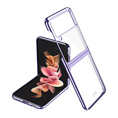 Coque Plastique Rigide Etui Housse Mat P02 pour Samsung Galaxy Z Flip3 5G Violet