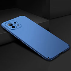 Coque Plastique Rigide Etui Housse Mat P02 pour Xiaomi Mi 11 Lite 4G Bleu