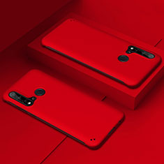 Coque Plastique Rigide Etui Housse Mat P03 pour Huawei P20 Lite (2019) Rouge