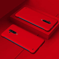 Coque Plastique Rigide Etui Housse Mat P03 pour OnePlus 7T Pro Rouge