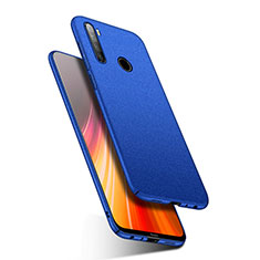 Coque Plastique Rigide Etui Housse Mat P03 pour Xiaomi Redmi Note 8 (2021) Bleu