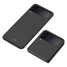 Coque Plastique Rigide Etui Housse Mat P06 pour Samsung Galaxy Z Flip3 5G Noir