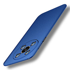 Coque Plastique Rigide Etui Housse Mat pour Huawei Honor X9 5G Bleu