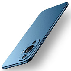 Coque Plastique Rigide Etui Housse Mat pour Huawei Nova 11 Bleu