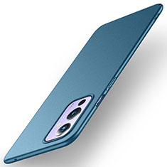 Coque Plastique Rigide Etui Housse Mat pour OnePlus 9 5G Bleu