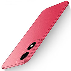 Coque Plastique Rigide Etui Housse Mat pour Oppo A2x 5G Rouge