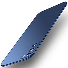 Coque Plastique Rigide Etui Housse Mat pour Oppo A56 5G Bleu