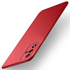 Coque Plastique Rigide Etui Housse Mat pour Oppo A93s 5G Rouge