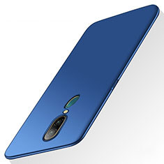 Coque Plastique Rigide Etui Housse Mat pour Oppo A9X Bleu