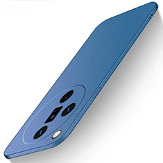 Coque Plastique Rigide Etui Housse Mat pour Oppo Find X7 5G Bleu
