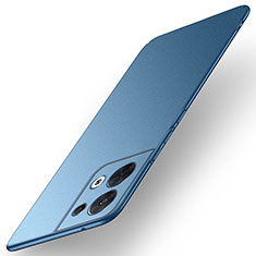 Coque Plastique Rigide Etui Housse Mat pour Oppo Reno8 Pro 5G Bleu