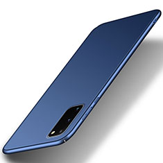 Coque Plastique Rigide Etui Housse Mat pour Samsung Galaxy S20 5G Bleu