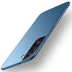 Coque Plastique Rigide Etui Housse Mat pour Samsung Galaxy S24 5G Bleu