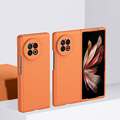 Coque Plastique Rigide Etui Housse Mat pour Vivo X Fold Plus Orange