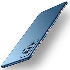 Coque Plastique Rigide Etui Housse Mat pour Xiaomi Poco F4 GT 5G Bleu