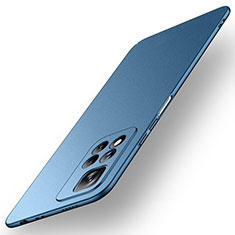 Coque Plastique Rigide Etui Housse Mat pour Xiaomi Poco X4 NFC Bleu