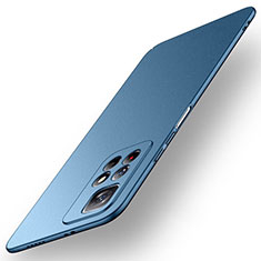 Coque Plastique Rigide Etui Housse Mat pour Xiaomi Redmi Note 11 5G Bleu