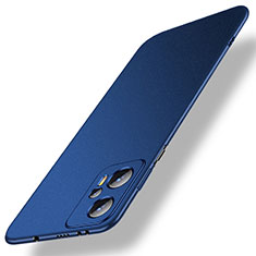 Coque Plastique Rigide Etui Housse Mat pour Xiaomi Redmi Note 11T Pro 5G Bleu