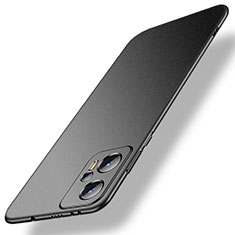 Coque Plastique Rigide Etui Housse Mat pour Xiaomi Redmi Note 11T Pro 5G Noir