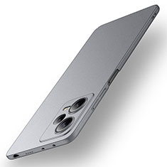 Coque Plastique Rigide Etui Housse Mat pour Xiaomi Redmi Note 12 Pro+ Plus 5G Gris