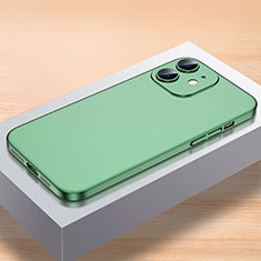 Coque Plastique Rigide Etui Housse Mat QC1 pour Apple iPhone 12 Mini Vert