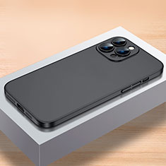 Coque Plastique Rigide Etui Housse Mat QC1 pour Apple iPhone 12 Pro Max Noir