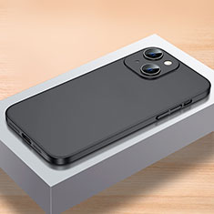 Coque Plastique Rigide Etui Housse Mat QC1 pour Apple iPhone 15 Plus Noir
