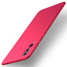 Coque Plastique Rigide Etui Housse Mat R01 pour Huawei P20 Pro Rouge