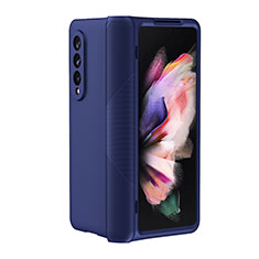 Coque Plastique Rigide Etui Housse Mat R01 pour Samsung Galaxy Z Fold3 5G Bleu
