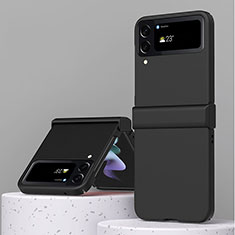 Coque Plastique Rigide Etui Housse Mat R04 pour Samsung Galaxy Z Flip4 5G Noir