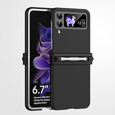 Coque Plastique Rigide Etui Housse Mat R06 pour Samsung Galaxy Z Flip4 5G Noir