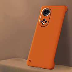 Coque Plastique Rigide Etui Housse Mat Sans Cadre P01 pour Huawei Nova 9 Orange