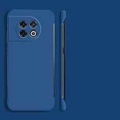 Coque Plastique Rigide Etui Housse Mat Sans Cadre P01 pour OnePlus 11 5G Bleu