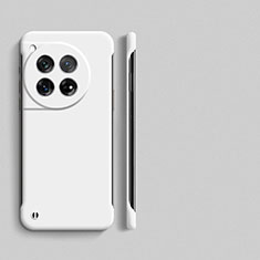 Coque Plastique Rigide Etui Housse Mat Sans Cadre P01 pour OnePlus 12 5G Blanc