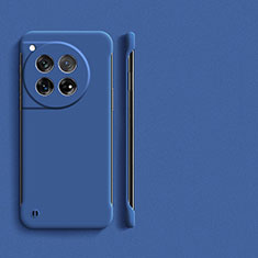 Coque Plastique Rigide Etui Housse Mat Sans Cadre P01 pour OnePlus 12 5G Bleu