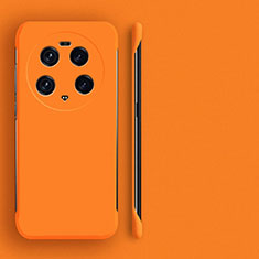 Coque Plastique Rigide Etui Housse Mat Sans Cadre P01 pour Xiaomi Mi 13 Ultra 5G Orange