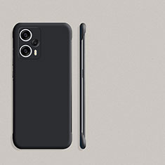 Coque Plastique Rigide Etui Housse Mat Sans Cadre P01 pour Xiaomi Poco F5 5G Noir