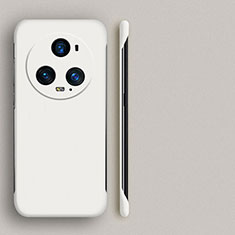 Coque Plastique Rigide Etui Housse Mat Sans Cadre pour Huawei Honor Magic5 Pro 5G Blanc