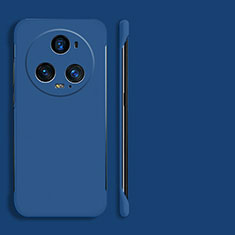 Coque Plastique Rigide Etui Housse Mat Sans Cadre pour Huawei Honor Magic5 Pro 5G Bleu