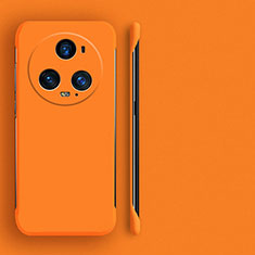 Coque Plastique Rigide Etui Housse Mat Sans Cadre pour Huawei Honor Magic5 Pro 5G Orange