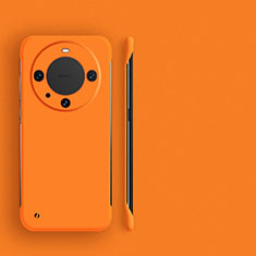 Coque Plastique Rigide Etui Housse Mat Sans Cadre pour Huawei Mate 60 Pro Orange