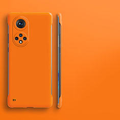 Coque Plastique Rigide Etui Housse Mat Sans Cadre pour Huawei Nova 9 Orange
