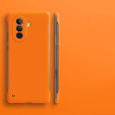 Coque Plastique Rigide Etui Housse Mat Sans Cadre pour Huawei Nova Y70 Plus Orange