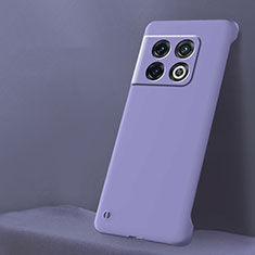 Coque Plastique Rigide Etui Housse Mat Sans Cadre pour OnePlus 10 Pro 5G Violet Clair