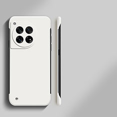 Coque Plastique Rigide Etui Housse Mat Sans Cadre pour OnePlus 12 5G Blanc