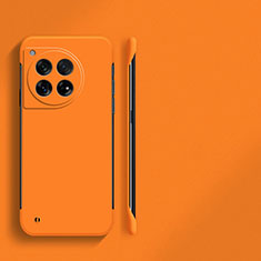 Coque Plastique Rigide Etui Housse Mat Sans Cadre pour OnePlus 12 5G Orange