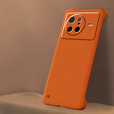 Coque Plastique Rigide Etui Housse Mat Sans Cadre pour Vivo X80 5G Orange