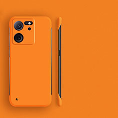 Coque Plastique Rigide Etui Housse Mat Sans Cadre pour Xiaomi Mi 13T 5G Orange