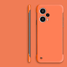 Coque Plastique Rigide Etui Housse Mat Sans Cadre pour Xiaomi Poco F5 5G Orange